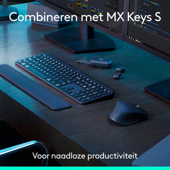 Logitech MX Master 3SE - Draadloze Muis - Graphite - Windows, Linux, Chrome - Exclusief Logi Bolt USB-ontvanger