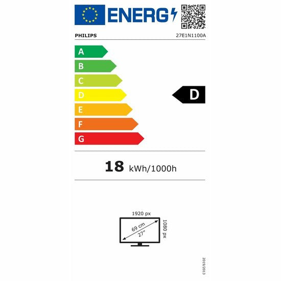 Philips 27E1N1100A - Full HD IPS Monitor 27 inch