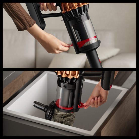 Dyson V16 Piston Animal - Steelstofzuiger - Zwart/Koper - 315 Air Watts - HEPA-filtratie