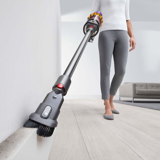 Dyson V15 Detect Absolute - Steelstofzuiger - Nikkel/Geel - 230 Air Watts - Geavanceerde detectie