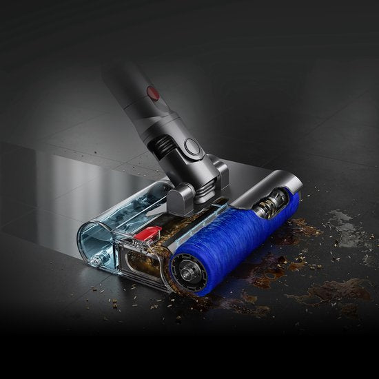 Dyson V12s Detect Slim Submarine - Steelstofzuiger met dweilfunctie - Nikkel/Geel - 140 Air Watts - HEPA-filtratie