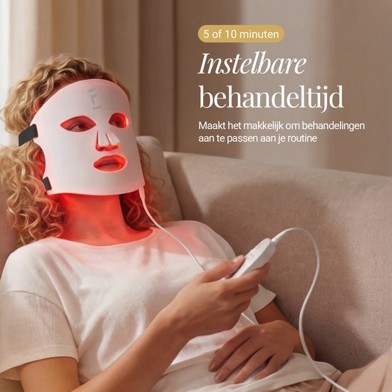 Frasco Glow Pro® LED Masker - Red Light Therapy - Collageen Masker - Huidverjongingsapparaat - 8 Standen