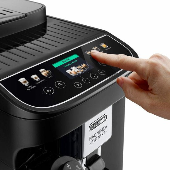 De’Longhi Magnifica Evo Next ECAM310.60.GB - Volautomatische Espressomachine - LatteCrema Hot Technology en 10 recepten - Zwart/Grijs