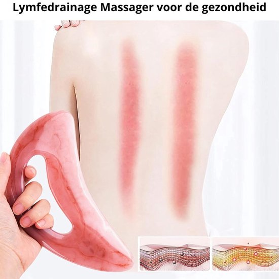 Gua Sha Massager – Full Body – Met Handleiding - Voor Cellulite, Spierontspanning & Lymfedrainage