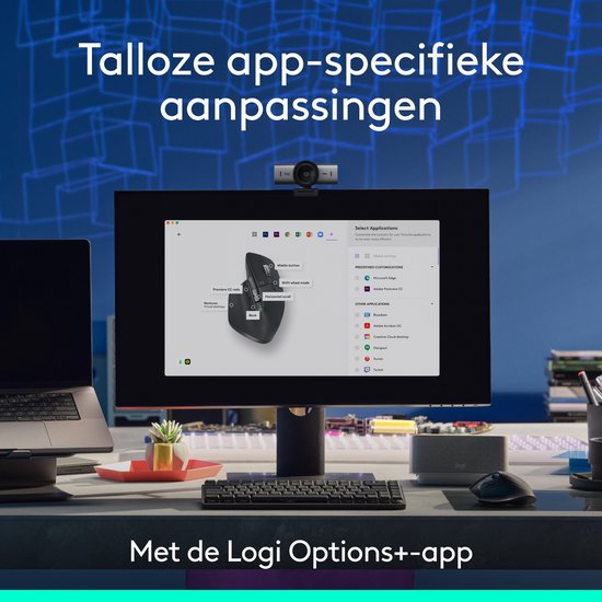 Logitech MX Master 3SE - Draadloze Muis - Graphite - Windows, Linux, Chrome - Exclusief Logi Bolt USB-ontvanger