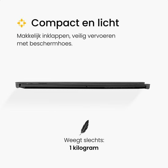 Blerron Flex - 14 Inch - Portable Monitoren - Lichtste model 1 KG - Draagbare Monitor - Portable Monitor - Beeldscherm - USB-C/HDMI - 1920x1080 FHD