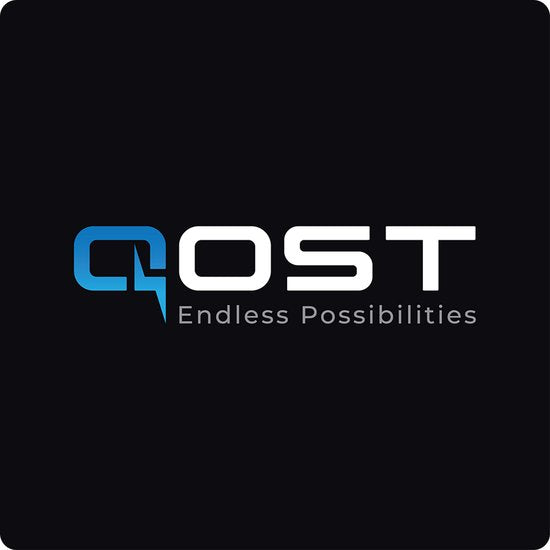 Qost - 4K DisplayPort naar HDMI adapter - DP to HDMI - 4K@30Hz - Gold Plated - Zwart - Compatibel met Computer / Monitor / TV / Projector / Dell / Lenovo / HP