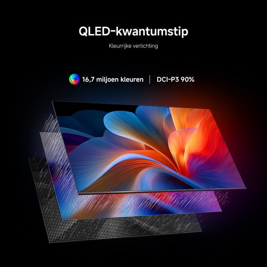 Xiaomi TV A Pro 32 2026 | QLED Smart TV | 80 cm HD | Google TV | Dolby Audio en DTS:X | HDR10+ | Chromecast en AirPlay | Wifi en Bluetooth