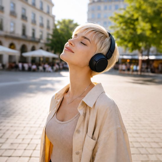 kwmobile 2x oorkussens geschikt voor JBL Tune 770NC / 770 / 720BT / 720 - Earpads voor koptelefoon in zwart