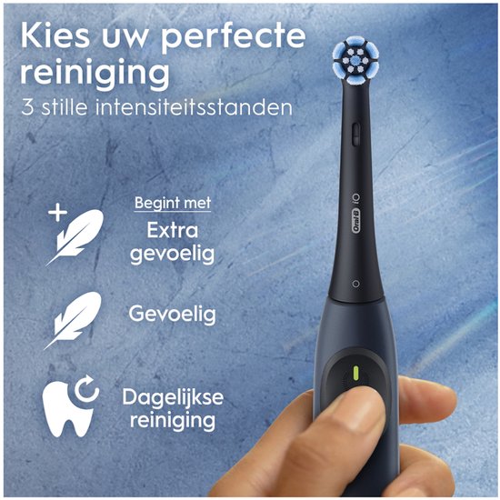 Oral-B iO2 Dark Blue - Elektrische Tandenborstel - Reisetui