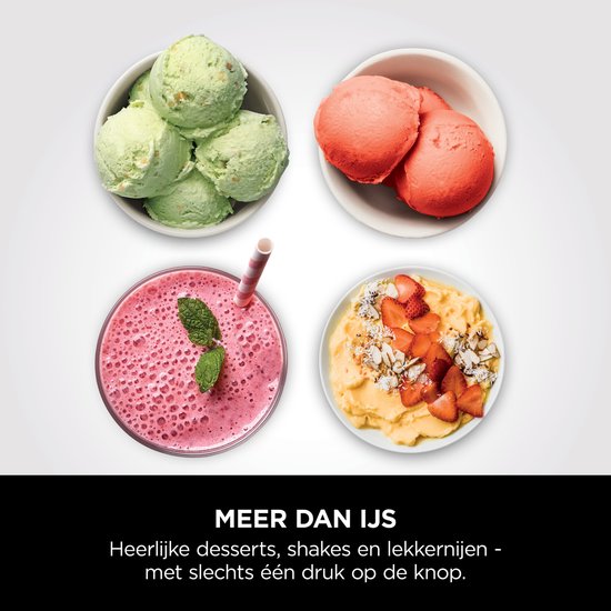 Ninja Creami - 7-in-1 IJsmachine - Ice Cream Maker voor Roomijs, Milkshake, Smoothie Bowl en meer - Foodi - NC302EU