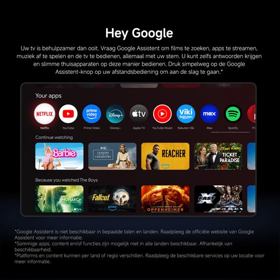 Xiaomi TV A Pro 32 2026 | QLED Smart TV | 80 cm HD | Google TV | Dolby Audio en DTS:X | HDR10+ | Chromecast en AirPlay | Wifi en Bluetooth