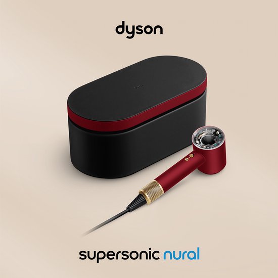 Dyson Supersonic Nural Straight+Wavy - Föhn - Red Velvet/Goud