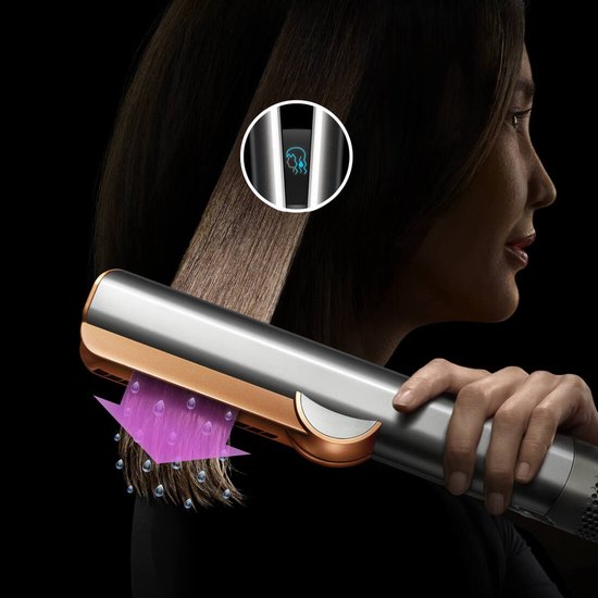 Dyson Airstrait wet-to-dry - Stijltang - Red Velvet/Goud