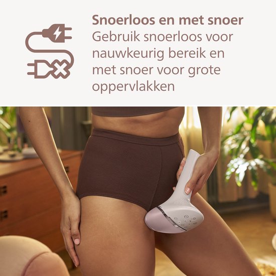 Philips Lumea IPL 9900 Series - IPL Ontharingsapparaat - AI haarvermindering analyse - 4 opzetstukken met trimmer - BRP959/00