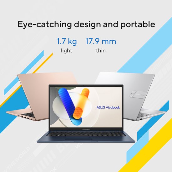 ASUS Vivobook 15 X1504VA-BQ3741W - Laptop - 15.6 inch - Core 5/i5 - 16GB/1000GB