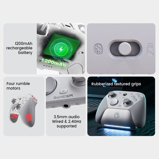 GameSir G7 Pro - Bedrade controller - Xbox Series X/S, Xbox One, Windows en Android - Shadow Ember