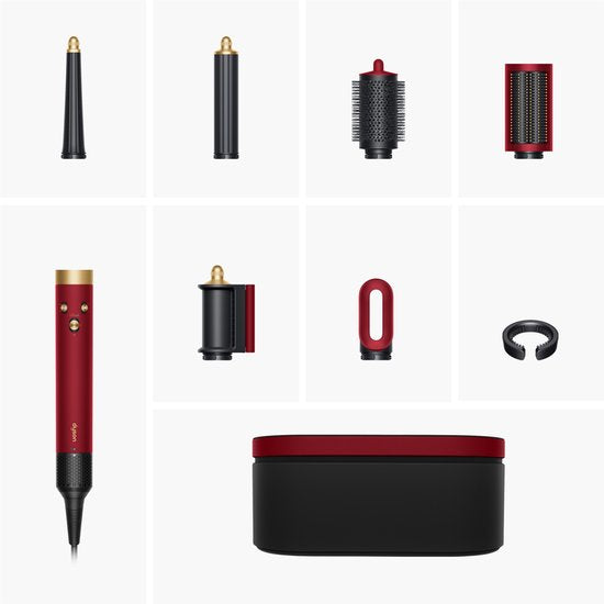 Dyson Airwrap i.d. Straight+Wavy - Multistyler - Föhnborstel - Krulborstel - Red Velvet/Goud