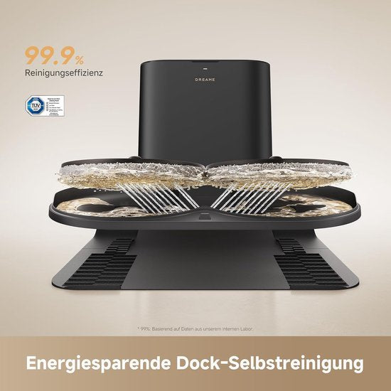 Dreame Robotstofzuiger L50s Pro Ultra - Robotstofzuiger met dweilfunctie - Automatisch Leegstation - 30.000 Pa zuigkracht - Geschikt voor huisdierharen - DryBoard - Zwart