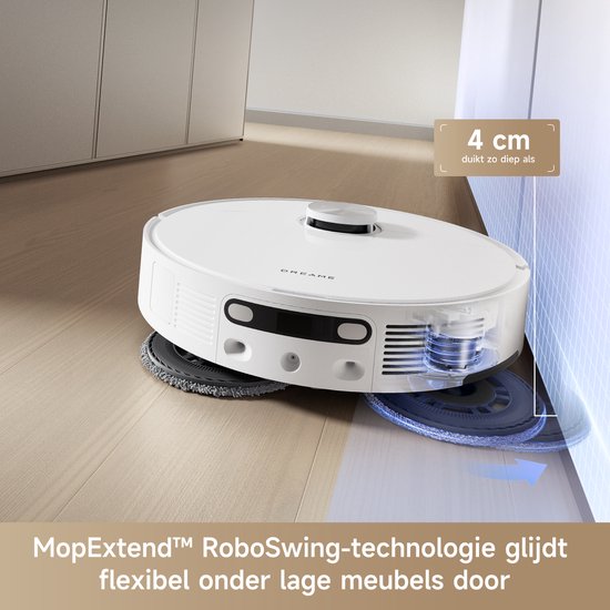 Dreame L10s Ultra Gen 2 - Robotstofzuiger met Dweilfunctie - Groter bereik - Krachtige Tapijtreiniging - Geschikt voor huisdierharen