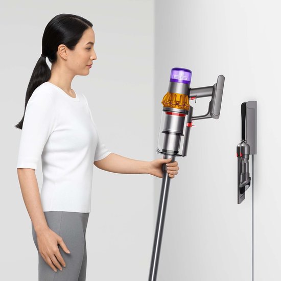 Dyson V15 Detect Absolute - Steelstofzuiger - Nikkel/Geel - 230 Air Watts - Geavanceerde detectie