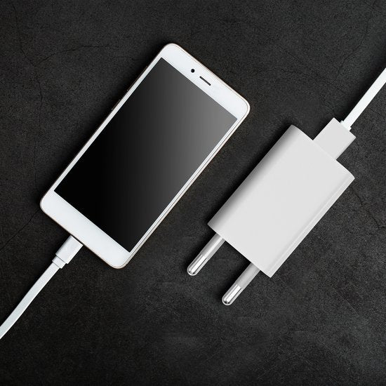 YSONIC Oplader - Universele Lader - USB A Poort Adapter - Type A Stekker - Geschikt voor Smartphones - Wit