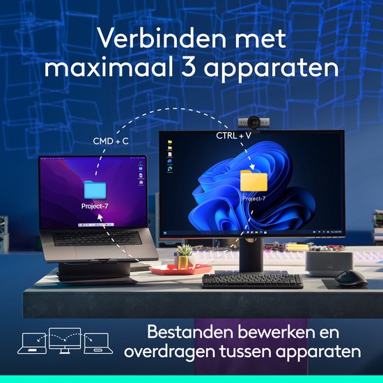 Logitech MX Master 3SE - Draadloze Muis - Graphite - Windows, Linux, Chrome - Exclusief Logi Bolt USB-ontvanger