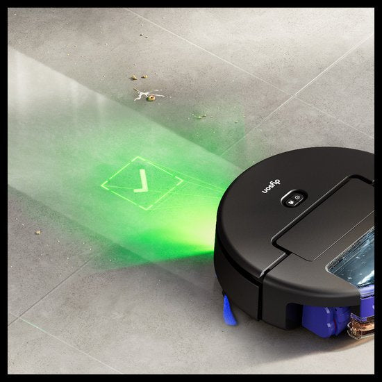 Dyson Spot+Scrub AI - Robotstofzuiger met Dweilfunctie - Dweilrobot - AI Vlekdetectie en Automatisch Leegstation - Zwart