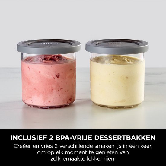Ninja Creami - 7-in-1 IJsmachine - Ice Cream Maker voor Roomijs, Milkshake, Smoothie Bowl en meer - Foodi - NC302EU