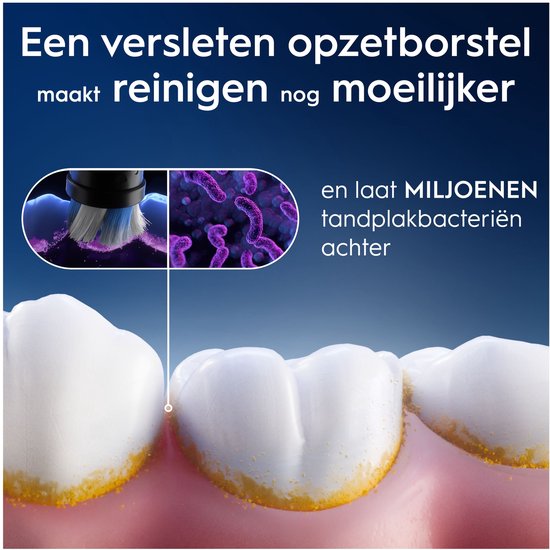 Oral-B iO Series Radiant White Zwart - 8 Stuks