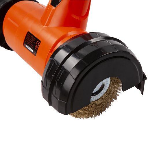 Kibani elektrische onkruidborstel 400W - Inclusief 6 borstels - 11cm diameter - Voegenreiniger - Stalen en Nylon borstel - Voegenborstel - Onkruidverwijderaar - Onkruidverdelger - Voegborstel