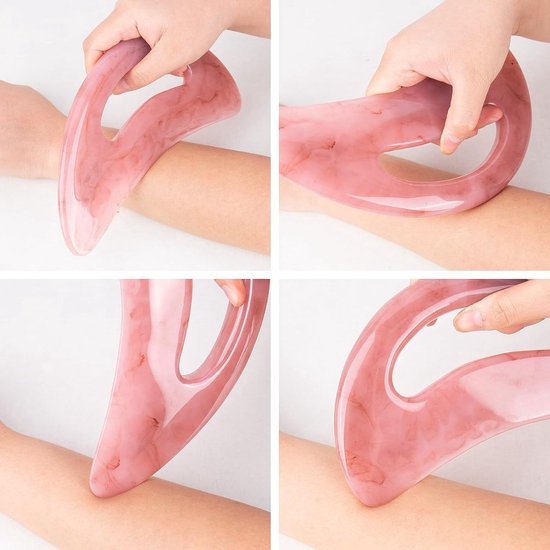 Gua Sha Massager – Full Body – Met Handleiding - Voor Cellulite, Spierontspanning & Lymfedrainage