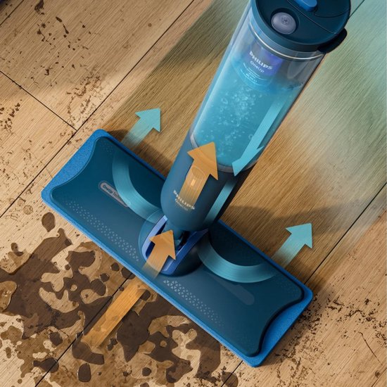Philips OneUp Elektrische Dweil 3000 series XV3101/01 - Dweilsysteem - Vloerreiniger - Vuil water opzuigen - 1 stand - 50min dweilen - Geen emmer nodig