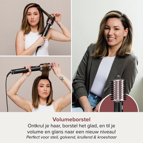 Shark FlexStyle 3-in-1 Multistyler en Föhn met Ovale Borstel, Auto-Krullers en Concentrator - 2025 model - Zwart - HD426EU