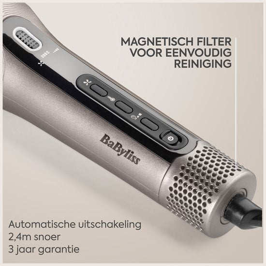 BaByliss Style Secret Air Automatische Krultang C6688E - Auto-Curl Technologie - Prachtige Krullen en Golven - Snel en Veilig Stylen - 3 draairichtingen - 4 timerinstellingen