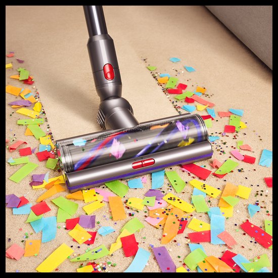 Dyson V15 Detect Absolute - Steelstofzuiger - Nikkel/Geel - 230 Air Watts - Geavanceerde detectie