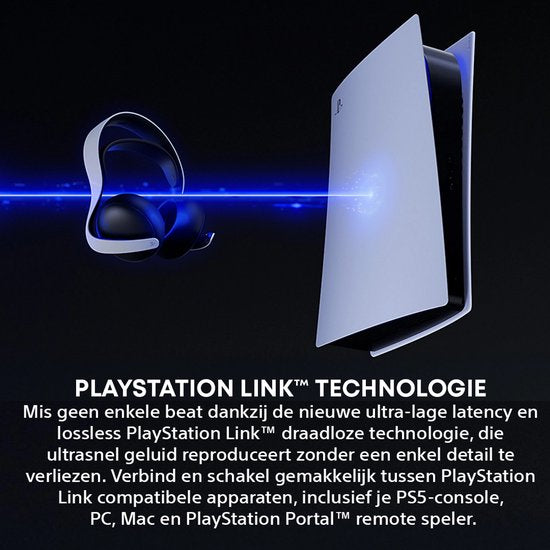 Sony PlayStation Pulse Elite - Draadloze Gaming Headset - PlayStation, Windows, Mobile - Wit