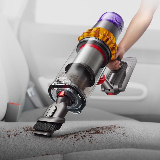Dyson V15 Detect Absolute - Steelstofzuiger - Nikkel/Geel - 230 Air Watts - Geavanceerde detectie