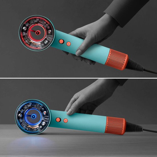 Dyson Supersonic Nural Straight+Wavy - Föhn - Red Velvet/Goud