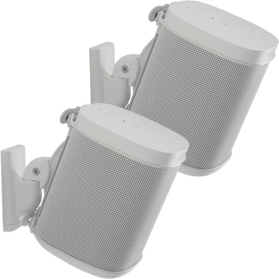 Sanus Muurbeugel set voor Sonos ONE, ONE SL & Play:1&3 - Wit