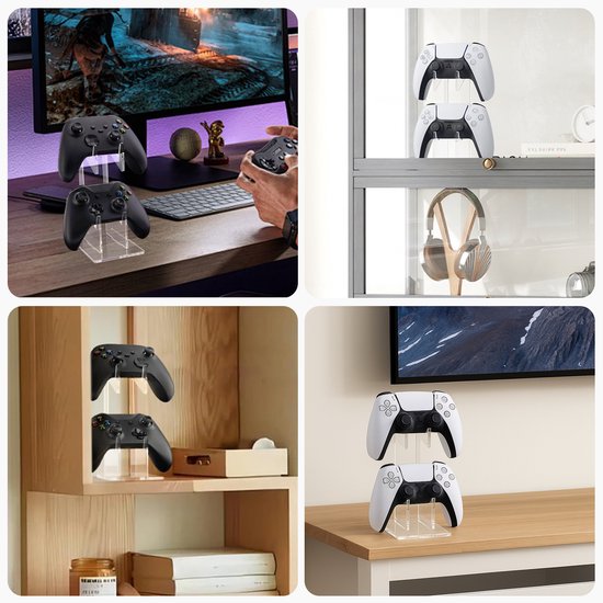 OneGamer Universele (PS5 Xbox PC Switch) Game Controller Houder - controller stand - controller standaard - voor PS5 / 4 - switch 1/2/Oled - Xbox - Pc