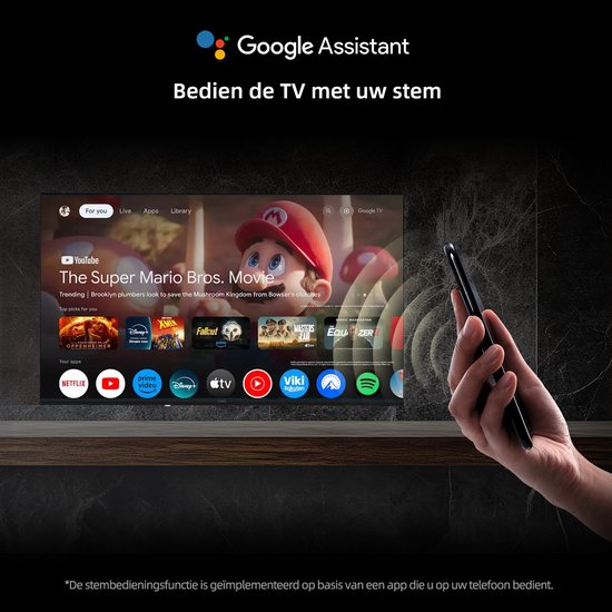 CHiQ L40FT - Smart TV 40 Inch - Full HD - Google TV - Randloos Metal Design - Dolby Audio - Nieuw