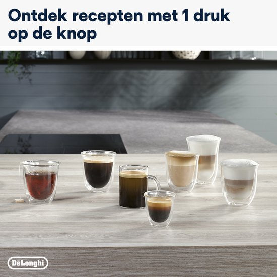De’Longhi Magnifica Evo Next ECAM310.60.GB - Volautomatische Espressomachine - LatteCrema Hot Technology en 10 recepten - Zwart/Grijs