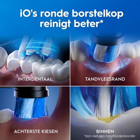Oral-B iO2 Night Black Elektrische Tandenborstel - 1 Opzetborstel - 1 Reisetui