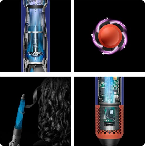 Dyson Airwrap i.d. Straight+Wavy - Multistyler - Föhnborstel - Krulborstel - Vinca Blue/Topaz