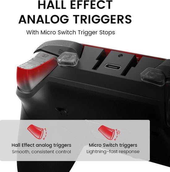 GameSir G7 Pro - Bedrade controller - Xbox Series X/S, Xbox One, Windows en Android - Shadow Ember
