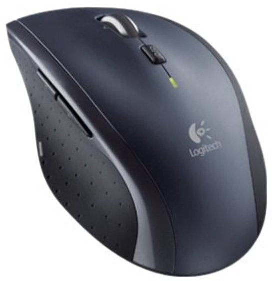 Logitech M705 - Draadloze Marathon Muis - USB - Rechtshandig - Grijs