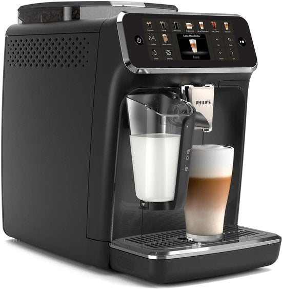 Philips 5500 Series - Espressomachine - 20 Warme & Koude Dranken - LatteGo Melksysteem - 40% Stiller - QuickStart - AquaClean Filter - Volautomatisch - Zwart - Koffiemachine met bonen - EP5541/50