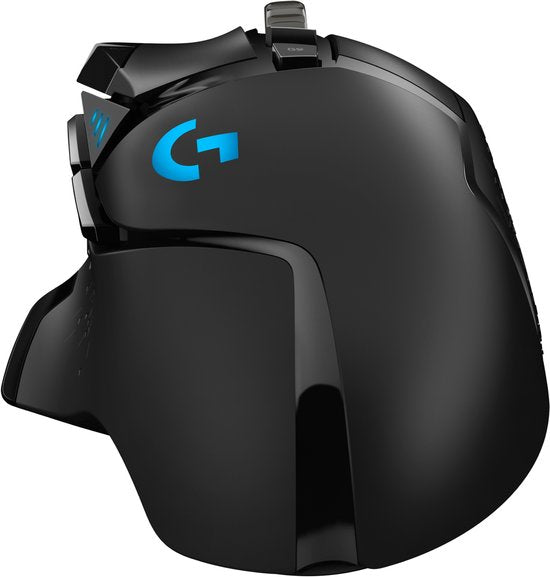 Logitech G502 HERO - Bedrade Gaming Muis - 25.600 DPI - Rechtshandig - Zwart