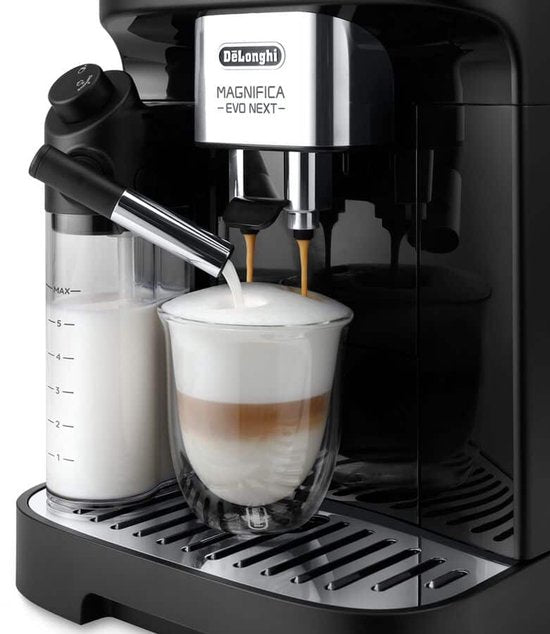 De’Longhi Magnifica Evo Next ECAM310.60.GB - Volautomatische Espressomachine - LatteCrema Hot Technology en 10 recepten - Zwart/Grijs